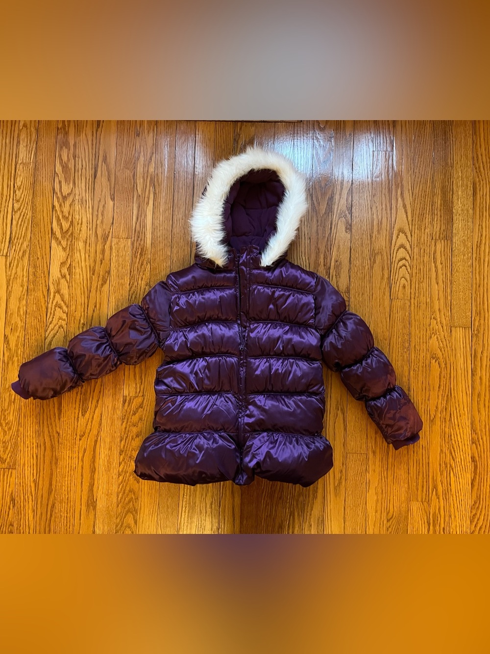 NWOT Gymboree purple satin jacket 7-8